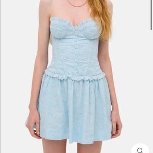 For Love & Lemons Marlowe Mini Dress